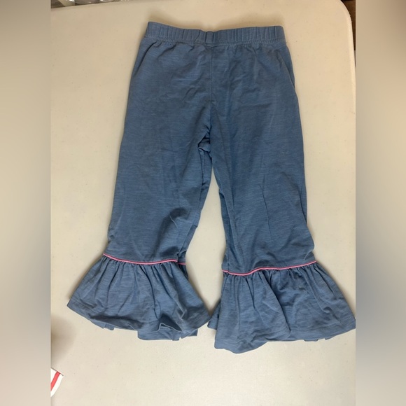 Matilda Jane Bright Lights Blue Big Ruffles Pants Blue size 4 - Picture 5 of 5